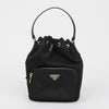 Prada Women's Duet Re-Nylon Bucket Shoulder Bag Black 160666974 [P]
