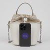 Maison Margiela Women's 5AC Mini Bucket Bag White Canvas 160667292 [P]