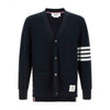 Thom Browne Textured Pique 4-Bar Cardigan 160774787 [P]