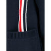THOM BROWNE Strickjacke mit RWB-Streifen aus Baumwolle 160845445 [P]