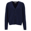 MAISON KITSUNE BOLD FOX HEAD PATCH COMFORT RIBBED CARDIGAN 157360183 [P]