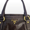 Prada Vitello Daino Leather Two-Way Tote Shoulder Bag Dark Brown BR4083 160850419 [P]