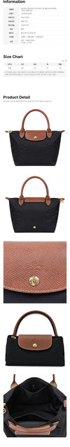 Longchamp Le Pliage Original S Top Handle Tote Bag Black L1621 089 001 160855736 [P]
