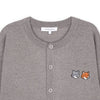 Maison Kitsune Double Fox Head Comfort Cardigan Top Melange 158543388 [P]