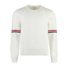 THOM BROWNE コットンミラノステッチRWBストライププルオーバーニット 115093440 [P]