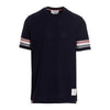 THOM BROWNE T-Shirt aus Baumwolle mit RWB-Trim (MJS204A J0046 415) 157282771 [P]
