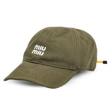 MIU MIU Jeanbaseballmütze mit Logo 160877937 [P]
