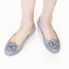 CHANEL Streifen Kamelien Flachschuhe 36 230 5VCHS46140 129339736 [P]
