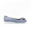 CHANEL Streifen Kamelien Flachschuhe 36 230 5VCHS46140 129339736 [P]