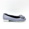 CHANEL Streifen Kamelien Flachschuhe 36 230 5VCHS46140 129339736 [P]