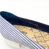 CHANEL Streifen Kamelien Flachschuhe 36 230 5VCHS46140 129339736 [P]