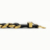 CHANEL Gold Chain Leather Bracelet 5VCHA13691 150217424 [P]