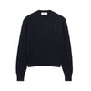AMI Small Heart Round Knit HKS826 001 414 150503196 [P]