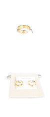 TORY BURCH ミラー スタッド ピアス (ゴールド) 65094 720 129346996 [P]
