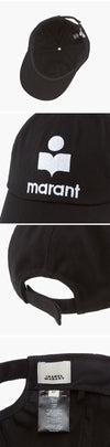 Isabel Marant Tyron Logo Embroidered Baseball Cap 144702009 [P]