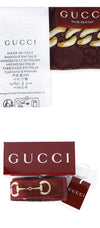 GUCCI Damen Ketten-Print Seidenschal (Bordeaux) 853203 3G009 6173 151320761 [P]