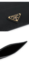 Prada Saffiano Triangle Logo Card Holder 152821658 [P]