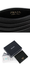 Prada Saffiano Triangle Logo Card Holder 152821658 [P]