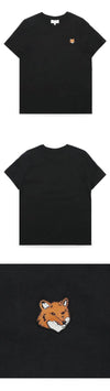 MAISON KITSUNE Damen Fox Kopf Patch T-Shirt (Schwarz) PW00113KJ7026 P199 153692778 [P]