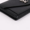 Louis Vuitton Long Wallet with Flap in Black Leather 160919246 [P]