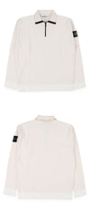STONE ISLAND Herren Wappen Patch Halb-Zip Baumwollstrickpullover 153743954 [P]