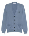 MAISON KITSUNE Regular Cardigan mit Bold Fox Head Patch MM00509KT1036 0075 152201032 [P]