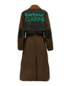 BARBOUR GANNI ワックス トレンチコート LWX1450 BR51 152202469 [P]