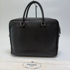 Prada Saffiano Leather Briefcase Tote Bag Black (Premium Unisex Document Bag) 160924014 [P]