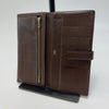 Hermes Barn Long Wallet Brown Epsom Leather Silver Hardware 160924126 [P]