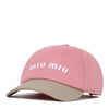 Miu Miu Begonia Pink Code Drill Baseball Cap 160924324 [P]