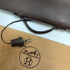 Hermes SADAPESKU 41 Briefcase Brown Silver Hardware Unisex (Top Quality, Document Bag) 160924438 [P]
