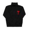 AMI Big Heart Logo Intarsia Knitwear 146843147 [P]
