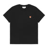 MAISON KITSUNE Kurzarm T-Shirt mit Fox-Kopf-Patch 155996571 [P]