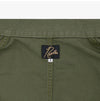 NEEDLES Jacke QV145 A-Olive Overall Rücken Satin Herrenjacke A-Olive 138274413 [P]