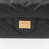 CHANEL Chevron 2.55 Flap Card Wallet A80831 160664619 [P]