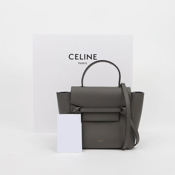 CELINE Nano Gürteltasche Grau 160699549 [P]