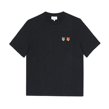 Maison Kitsune Short Sleeve Double Bold Fox Head Patch T-Shirt 142962278 [P]