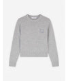 MAISON KITSUNE Gestickter Cropped Jumper mit Bold Fox Head 156801675 [P]