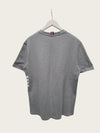 THOM BROWNE Graues klassisches Piqué-Poloshirt mit seitlichem Aufdruck 160928656 [P]