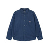 Danton Women's Regular Collar Shirt Light Indigo DT-B0442-LI 154327745 [P]