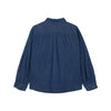 Danton Women's Regular Collar Shirt Light Indigo DT-B0442-LI 154327745 [P]