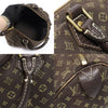 LOUIS VUITTON Monogram Mini Lin Canvas Speedy 30 Tote Bag 160930083 [P]