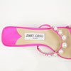 JIMMY CHOO Amara 45 Satin Mules mit Perlenapplikation 158873776 [P]