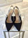 Dior Slingback Fabric Condition A 160930297 [P]