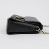 GUCCI Interlocking Leder Top Handle Ketten Schultertasche Schwarz 160627190 [P]