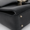 GUCCI Interlocking Leder Top Handle Ketten Schultertasche Schwarz 160627190 [P]