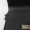 GUCCI Interlocking Leder Top Handle Ketten Schultertasche Schwarz 160627190 [P]