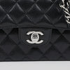 CHANEL クラシック スモール キャビア ショルダーバッグ ブラック シルバー 160699157 [P]