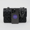 CHANEL クラシック スモール キャビア ショルダーバッグ ブラック シルバー 160699157 [P]