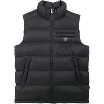 Prada Triangle Logo Nylon Padding Vest Jacket 132672355 [P]
